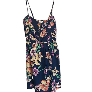 Roxy Floral Print Women's Sz M Dress summer floral